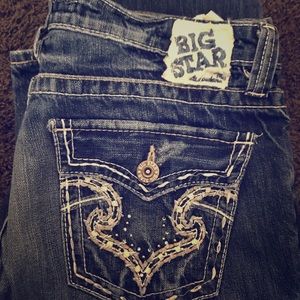 BKE Big Star “Casey K” low rise bootcut jeans
